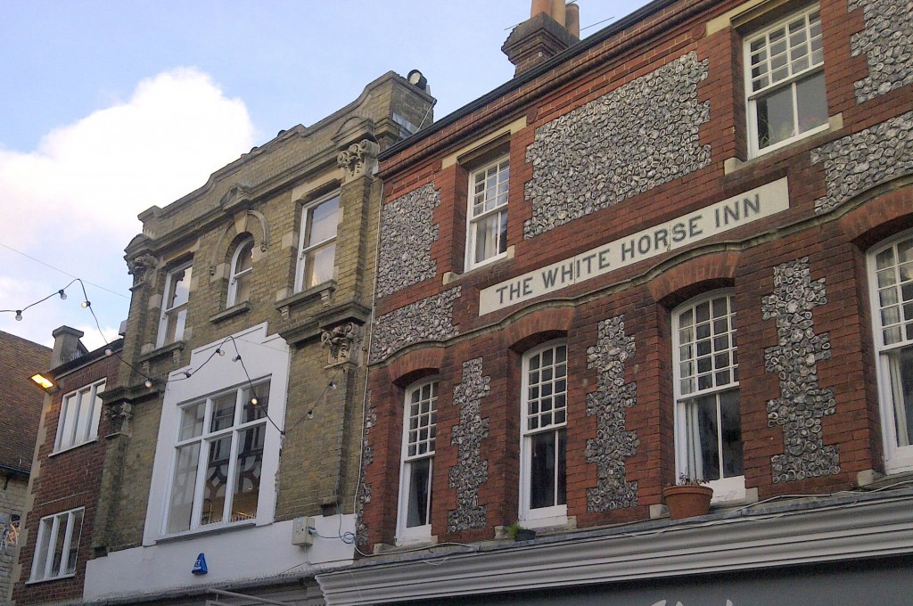 The historic White Horse Inn in Winchester
