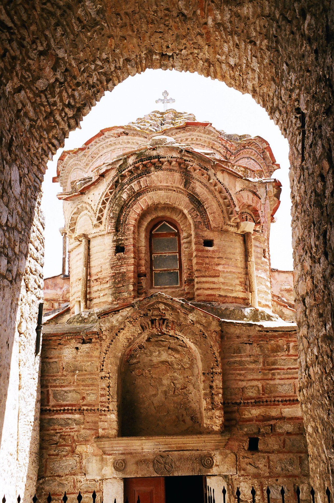 View of the dome at Agios Apostolos in Pirgi during our one day in Chios