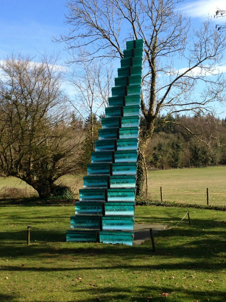 Stairway sculpture - discovering the Cass Sculpture Foundation with kids