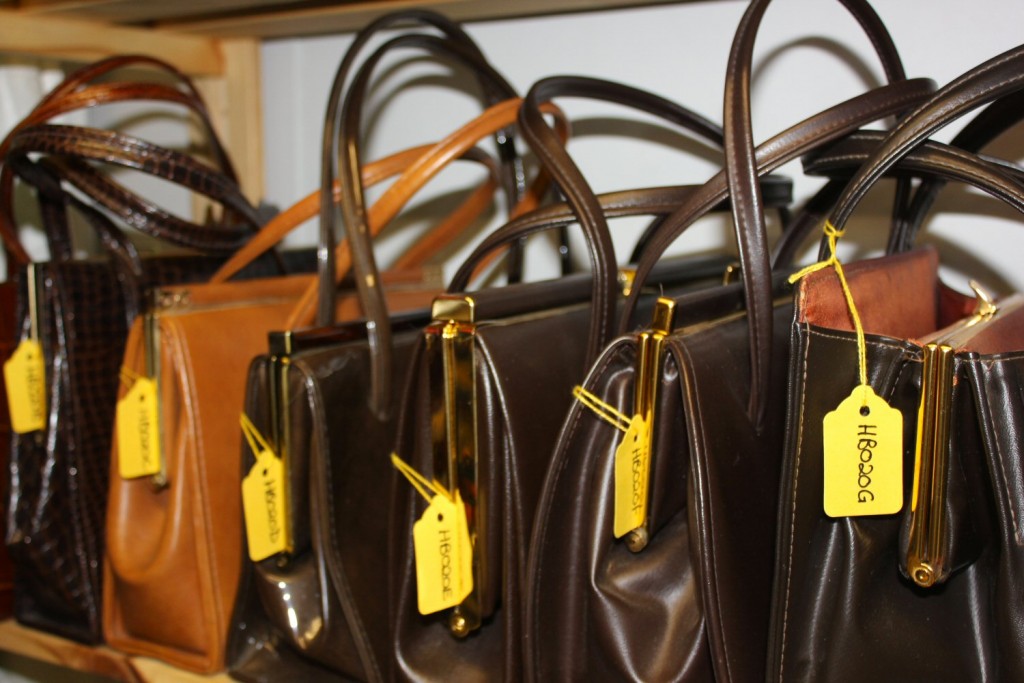 Vintage handbags at the Goodwood hotel - discovering vintage Goodwood on a weekend break