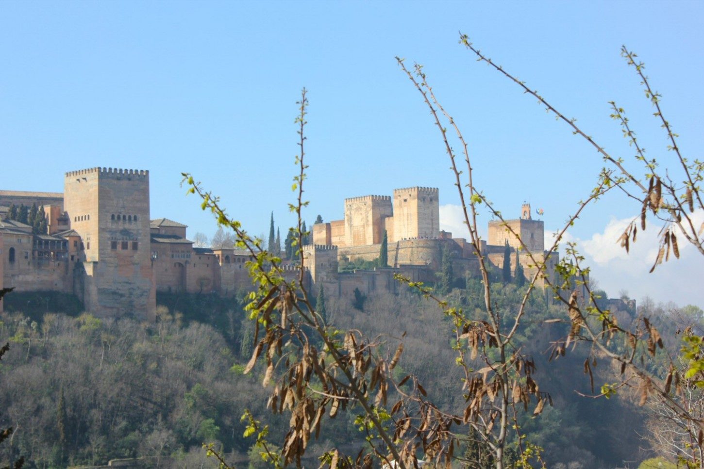 Una vista de la Alhambra desde el Sacromonte - mi guía de Granada