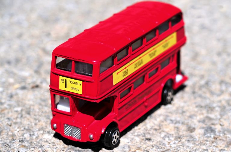 Model doubledecker bus - things to do in London on a budget with kids, my top tips for cheap things to do in London