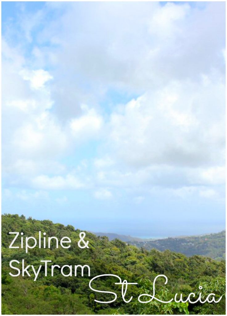 In the rainforest at Babonneau in St Lucia, you can take the SkyTram for a fantastic view out across the trees before zooming along the zipwire through the forest itself - and some of it is even toddler-friendly