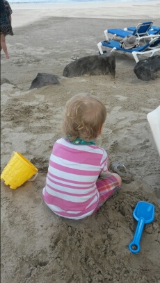 toddler-travel-lessons-learned-lucia My toddler daughter on the beach in St Lucia - and my travel lessons learned, including travel tips for St Lucia