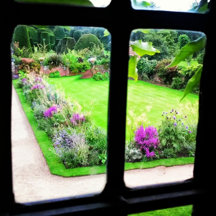 Gardens at Packwood House National Trust property in Warwickshire