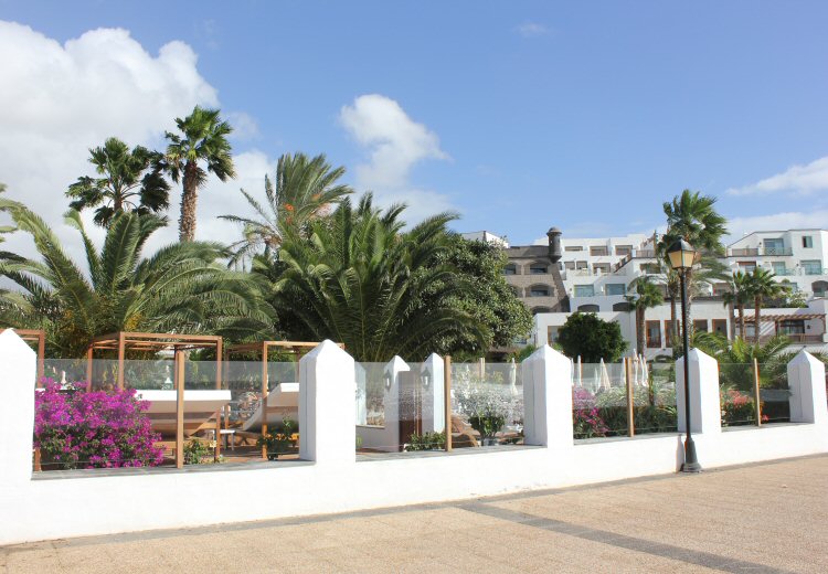 Exterior of the Gran Castillo hotel in Lanzarote