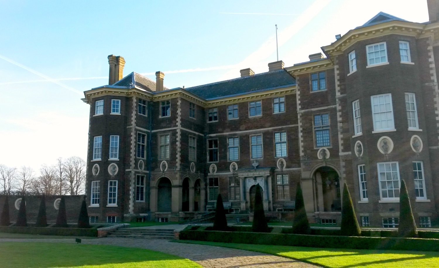 Exterior of Ham House - one of my favourite days out in Surrey with kids
