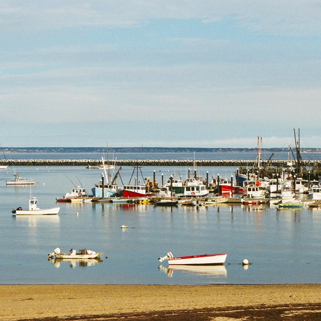 Boats in the harbour of Provincetown in the USA for the Thursday Travel Treat