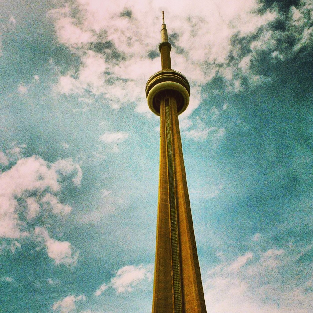 A view of the CN Tower in Toronto