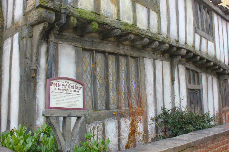 Exterior of the Potter house in Godric's Hollow on the Harry Potter studio tour