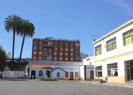 The buildings of the rum distillery in Gran Canaria in Arucas