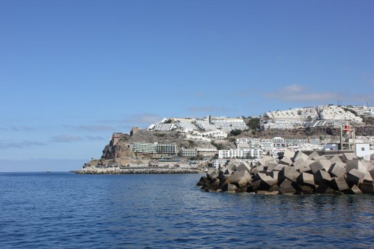 The coast around Puerto Mogan resort in Gran Canaria