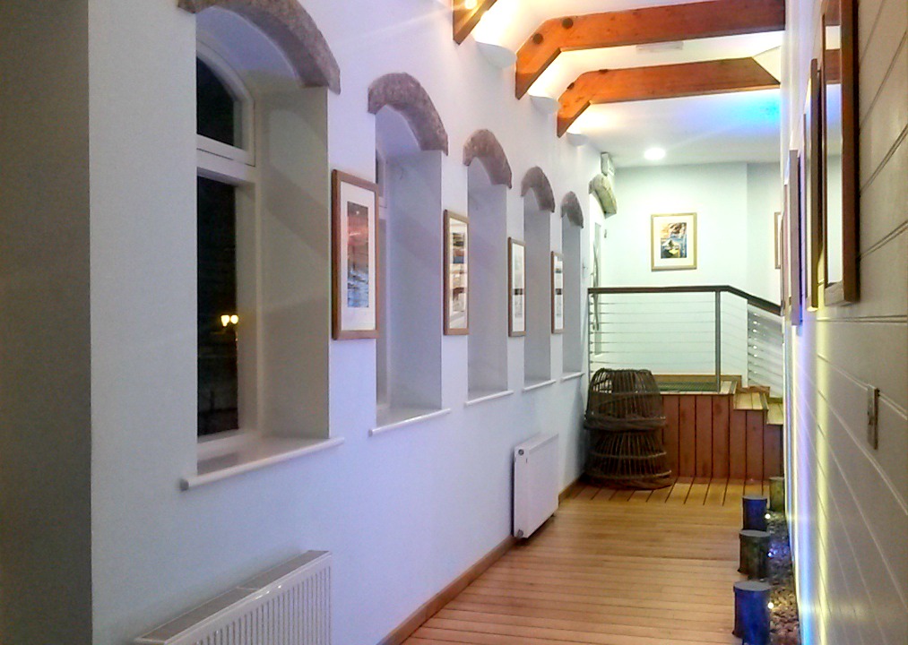 Nautical theme in St Michael's hotel in Falmouth, Cornwall