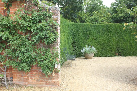 The walled gardens at Mottisfont in Hampshire