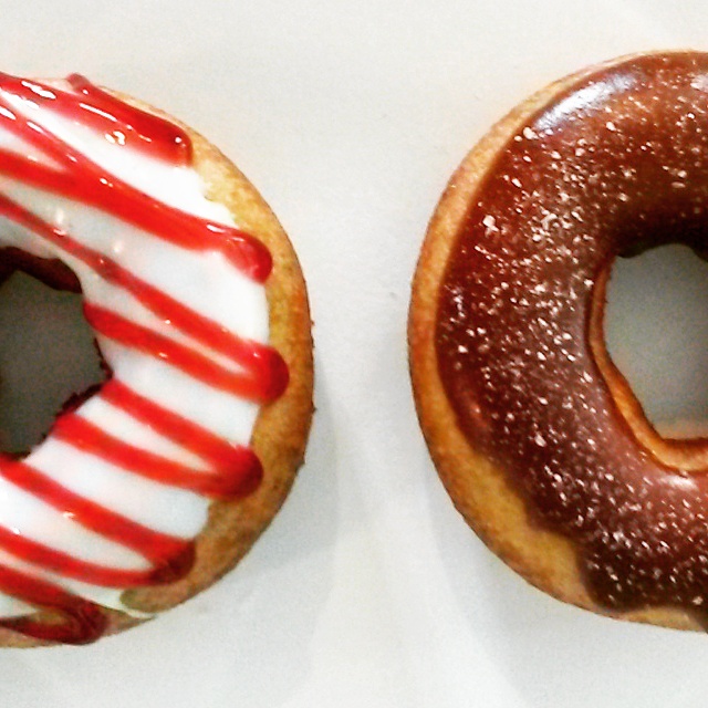 Two doughnuts from the Donut Experiment on Anna Maria Island in Bradenton
