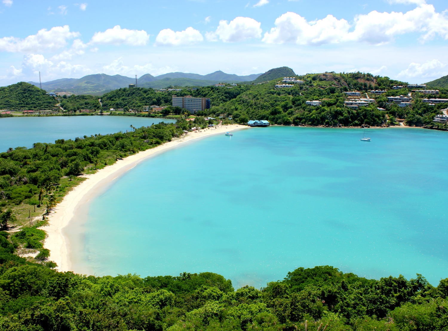 View of Deep Bay - 14 reasons to visit Antigua with young kids