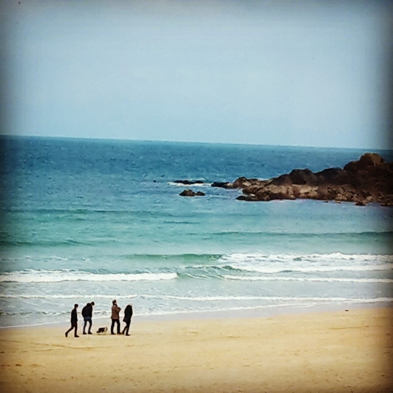 A day out on the beach in St Ives, Cornwall