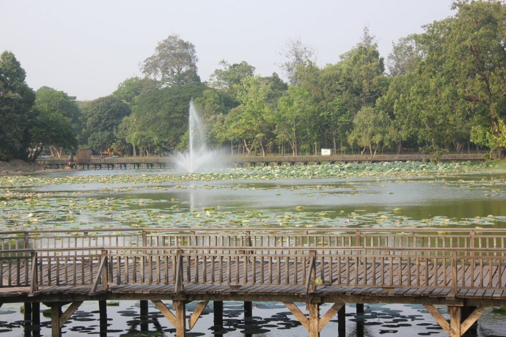 View of Kandawgi Lake in Yangon. With Burma newly opened up to tourists, and off the beaten track for most families, here are my 12 reasons to visit Burma (Myanmar) - in photos