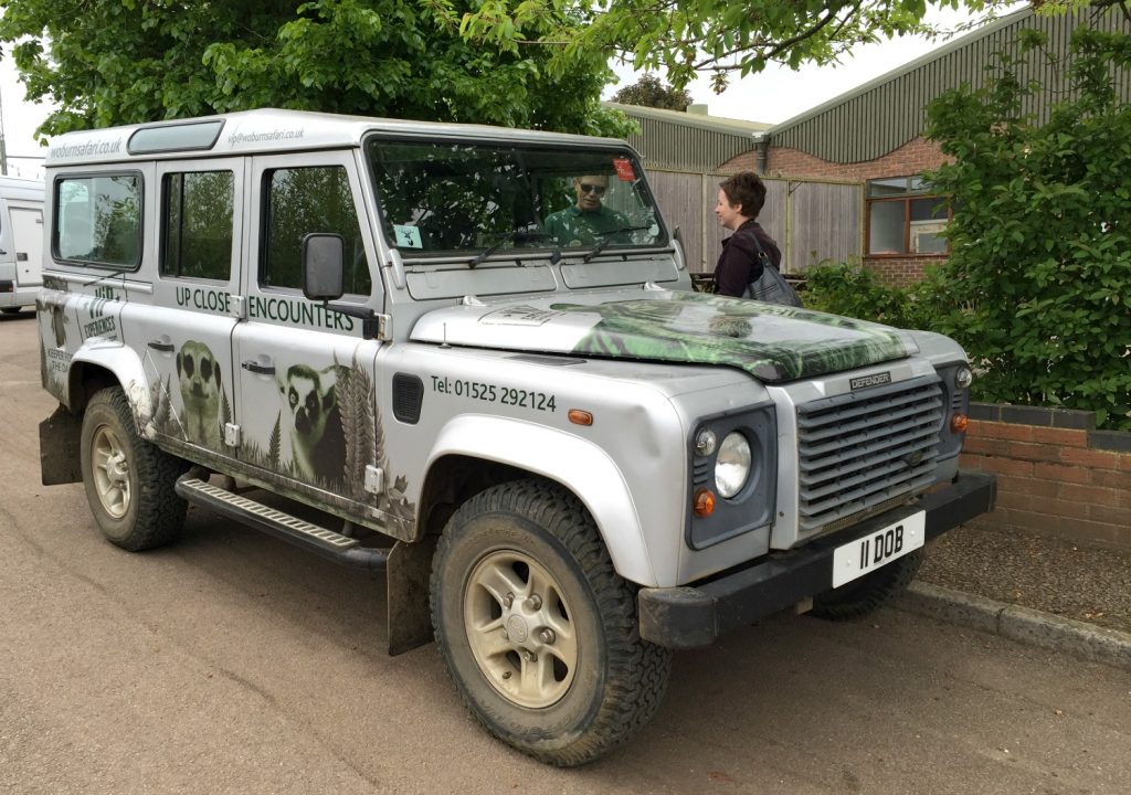 Land Rover to the Woburn Safari Park Experiences