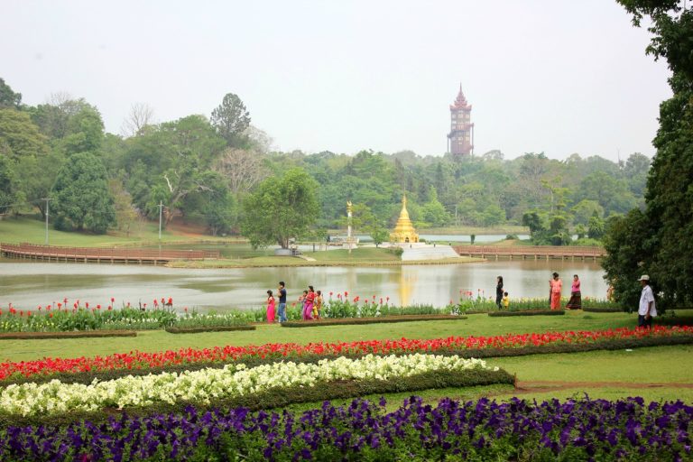 The old British colonial town of Pyin Oo Lwin, formerly Maymyo in Burma (Myanmar). Cooler than the rest of the country, there's still plenty of manicured English influences in this hilltop town, where horse and carriage ply the streets.
