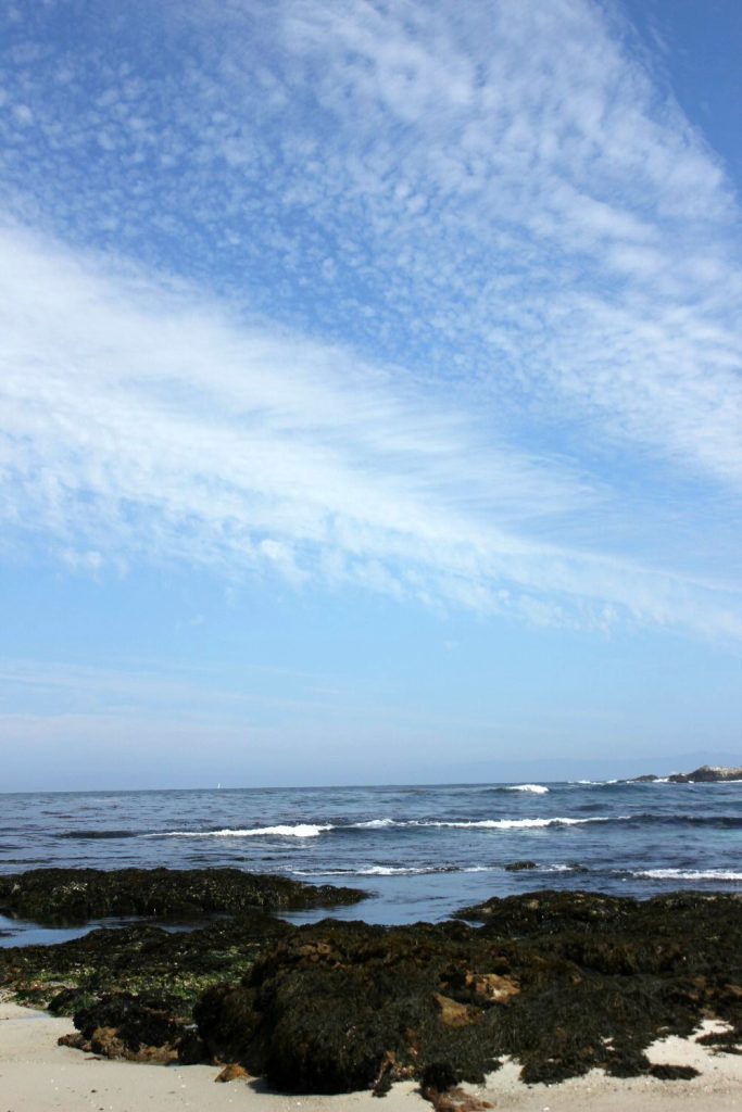 View of the waves under a blue sky - my Pacific Coast Highway pictures and reasons to visit California