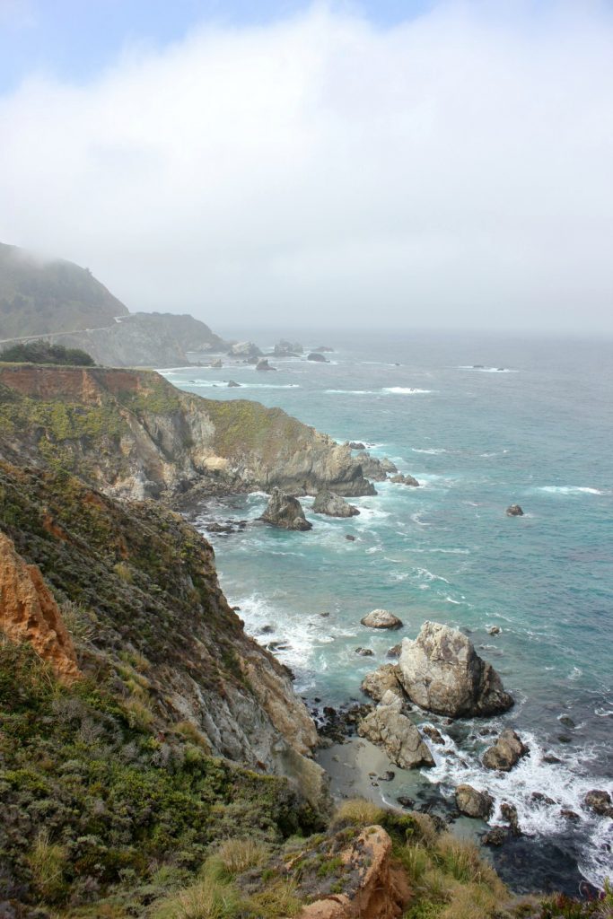 View of the waves against the cliffs - my Pacific Coast Highway pictures and reasons to visit California