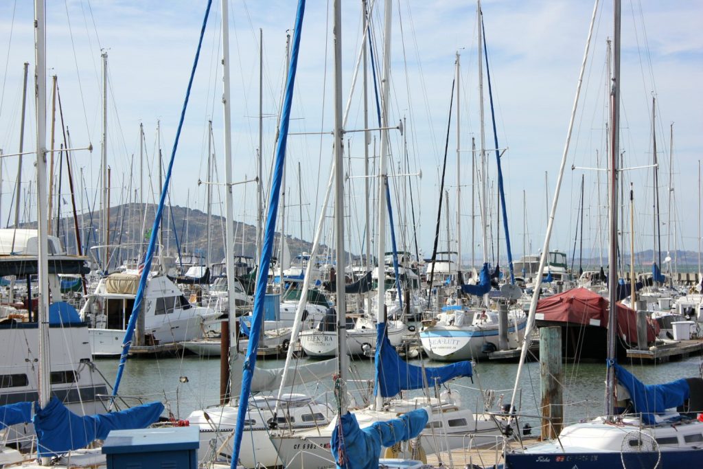 Boats at the pier in San Francisco - reasons to visit California and California road trip in photos.