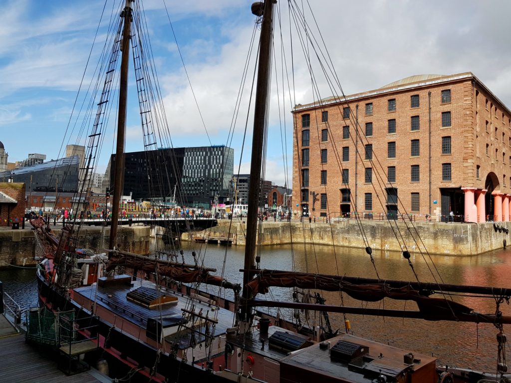Boats in Albert Dock, Liverpool - exploring the Albert Docks kids' attractions. and my Albert Dock review