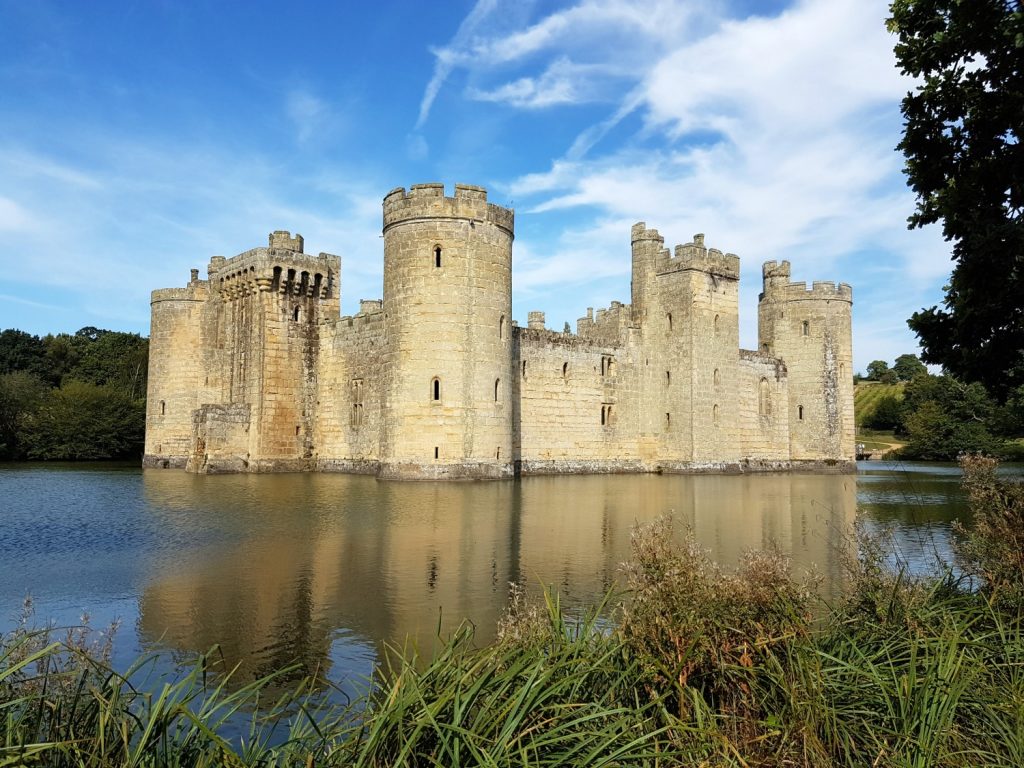 Bodiam Castle in East Sussex - spending a weekend in East Sussex with my daughter before the start of school, to explore the history and coastline