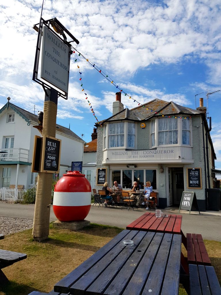 The William the Conqueror pub in Rye Harbour, East Sussex