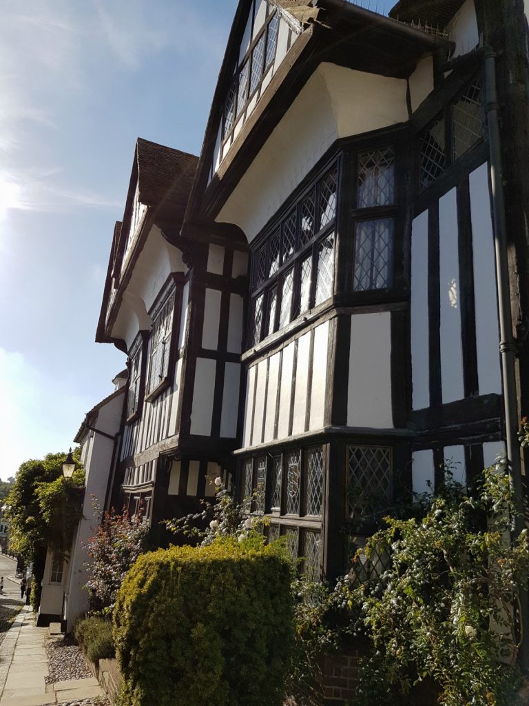 An old house in historic Rye, East Sussex - spending a weekend in East Sussex with my daughter before the start of school, to explore the history and coastline