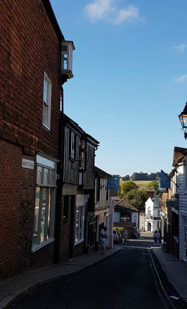 A street in historic Rye, East Sussex - spending a weekend in East Sussex with my daughter before the start of school, to explore the history and coastline