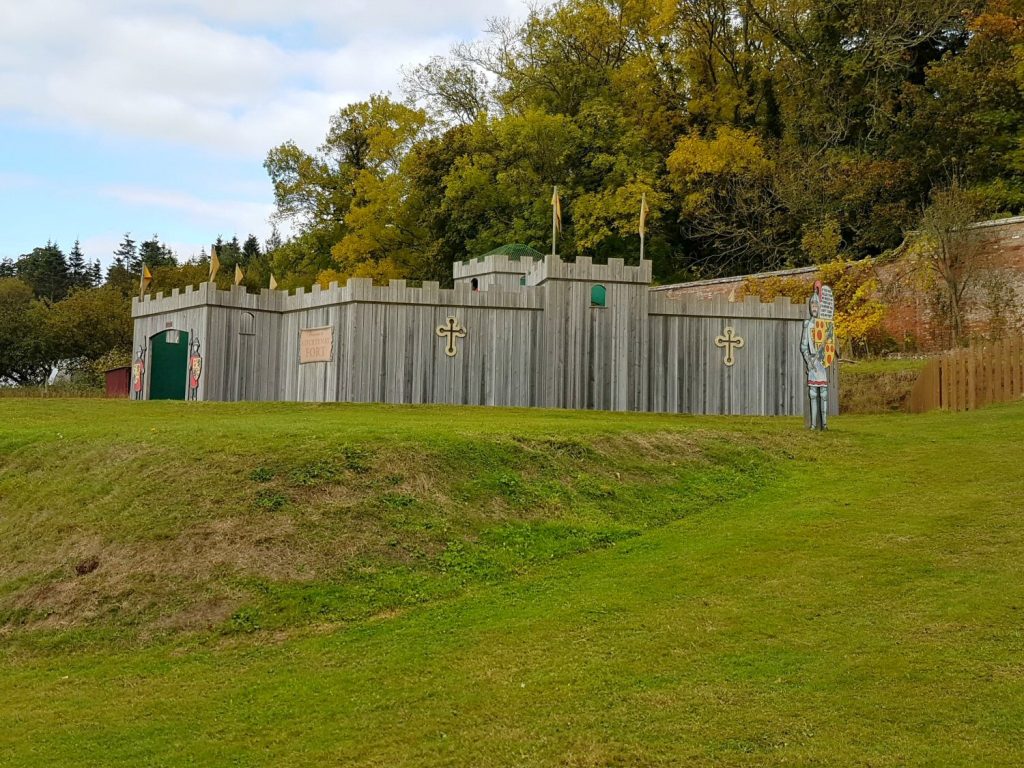 The play fort at Powderham Castle, near Exeter - my review of Powderham Castle with kids