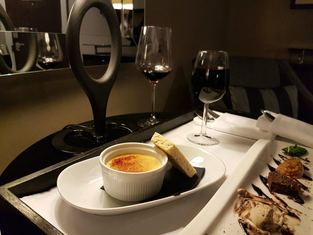 Dessert in our room at Brooklands Hotel, Surrey - my review of our stay at Brooklands Hotel with kids