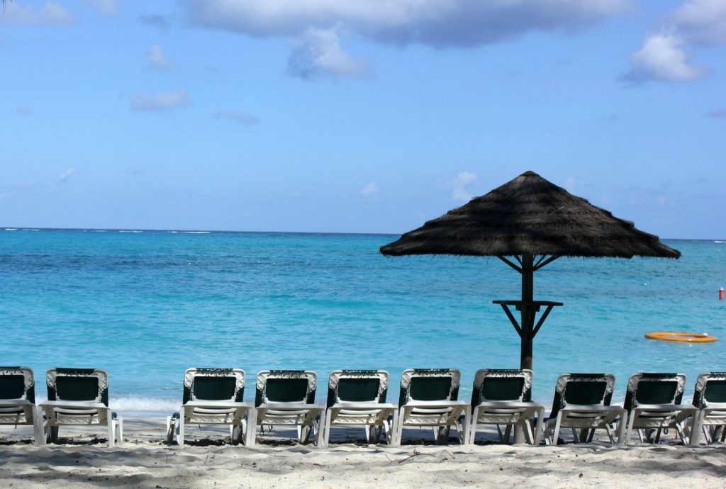 View on to the waters of Grace Bay in the Caribbean - one of my 9 top reasons to visit Beaches Turks & Caicos with kids