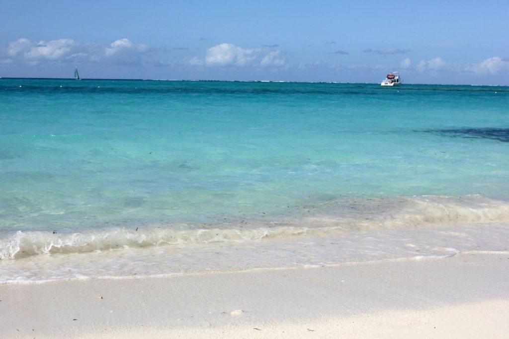 View on to the waters of Grace Bay in the Caribbean - one of my 9 top reasons to visit Beaches Turks & Caicos with kids