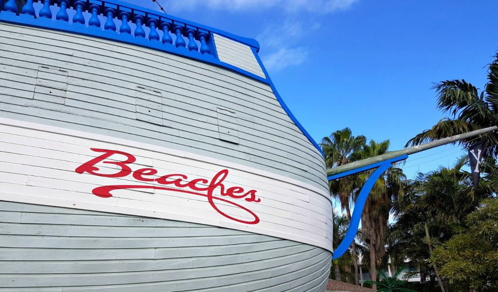 Boat in the water park  - one of my 9 top reasons to visit Beaches Turks & Caicos with kids