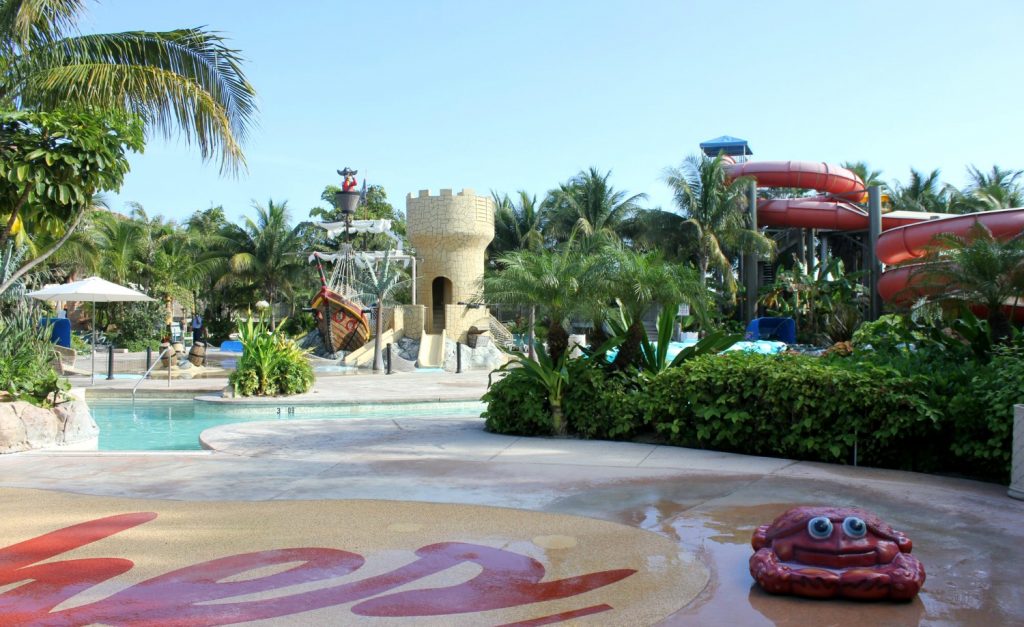 One of the splash zones in the water park - one of my 9 top reasons to visit Beaches Turks & Caicos with kids
