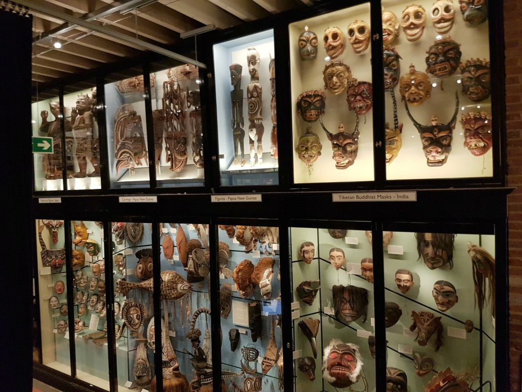 The collections at the Pitt Rivers museum. Our Oxford University natural history museum day out