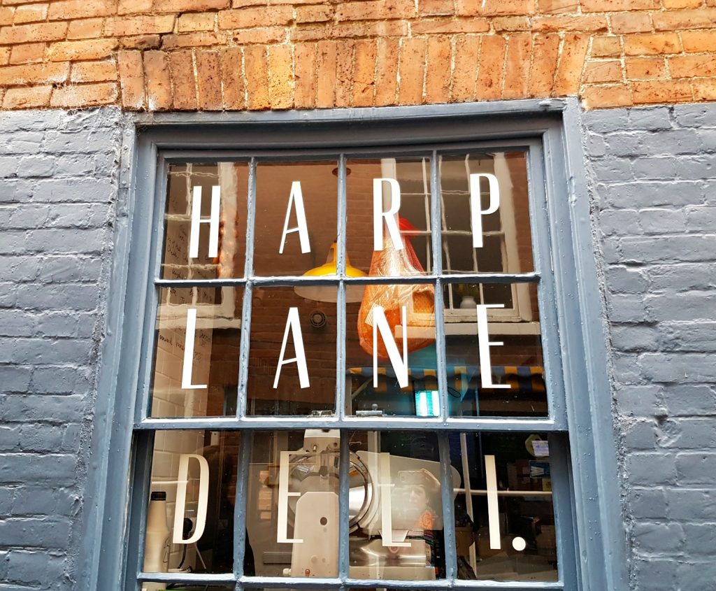 One of the many delis and food shops in Ludlow - my visit to Ludlow Castle with kids
