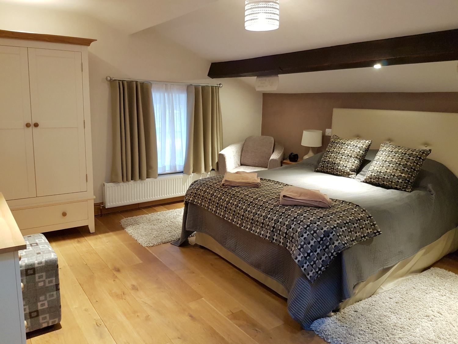 The double bedroom at Ivy Cottage Margam Country Park - my review of our stay
