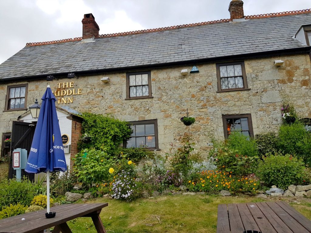 Exterior of the historic The Buddle Inn in Niton, Isle of Wight - near to our accommodation: My St Catherine's Lookout review
