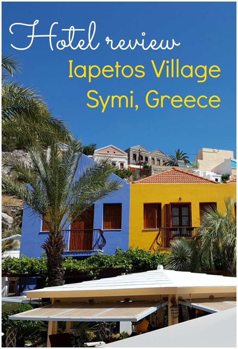 My review of Iapetos Village hotel on Symi in Greece. This small and colourful island in the Dodecanese has an equally small and colourful place to stay in Iapetos Village, with its breakfast courtyard, small pool and colourful architecture.