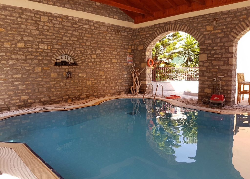 The pool at Iapetos Village on Symi in Greece - my Iapetos Village Symi review