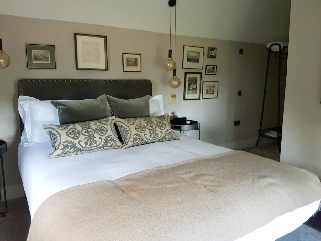 One of the huge comfy beds - my Rhino Lodge Port Lympne review