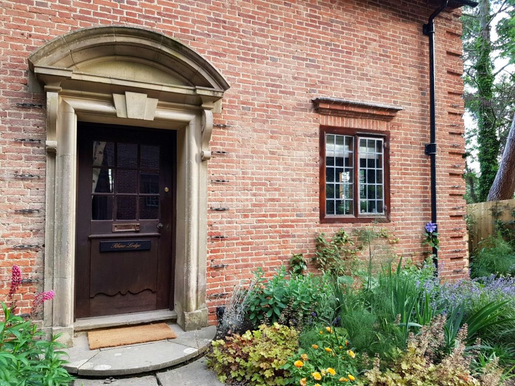 The door to Rhino Lodge at Port Lympne - my Rhino Lodge review