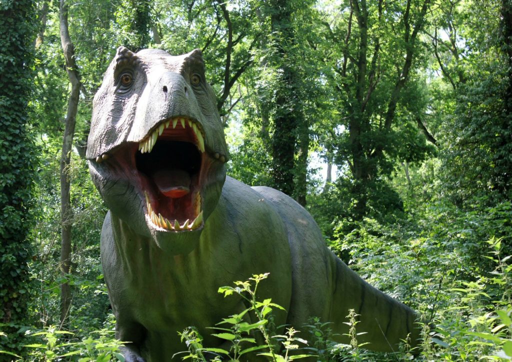 T-Rex in the Dinosaur Forest - my Rhino Lodge Port Lympne review