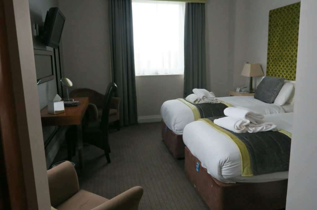 View of my twin room - I review Malvern Spa Hotel Worcestershire