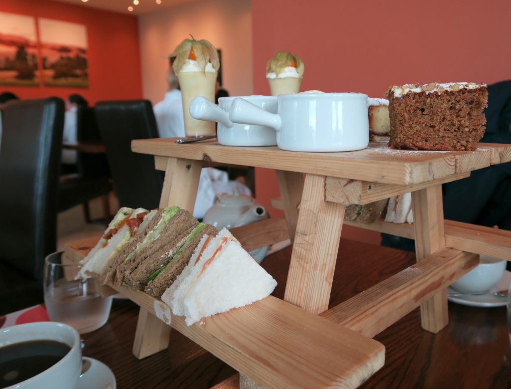 Sandwiches piled high for afternoon tea - I review Malvern Spa Hotel Worcestershire