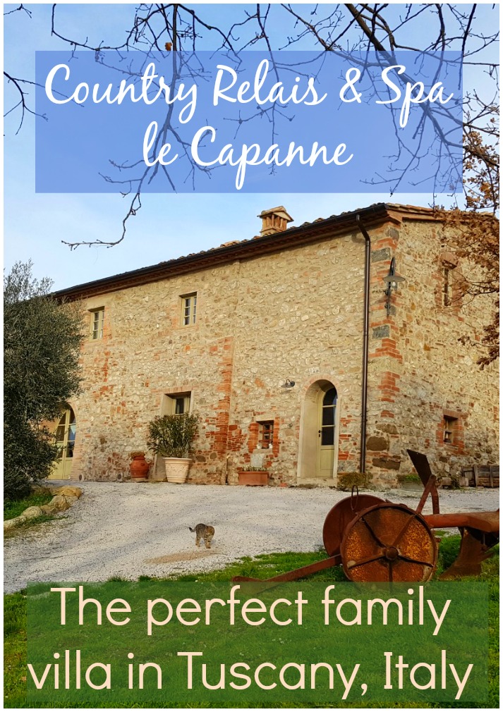My review of the perfect big family villa in Tuscany, Italy - Country Relais & Spa Le Capanne near Volterra, with space for 22 guests, pool and some of the most delicious Italian food I've ever tried, on a trip with Bookings For You.